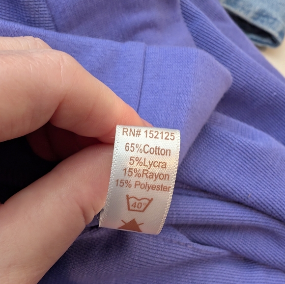 NWT. MEN'S JOGGERS. BLUE IRIS (LILAC). Size large by MAX CORE - Picture 5 of 9